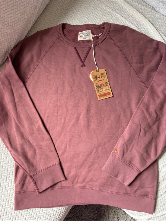 Faherty Other - Faherty Men's Dusty Mauve Crewneck Sweatshirt, new with tags